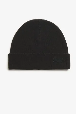 Superdry 100% Coton Bonnet tricoté avec logo EssentielUn an