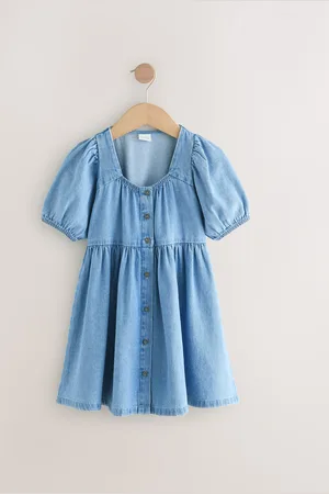 Next Puff Sleeve 100% Cotton Dress (3-16yrs)12 ans (152cm)