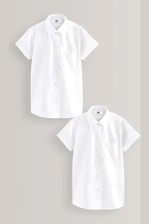 Next 2{Paquet de chemises scolaires Manches courtes (3-18ans)11 ans (146cm)