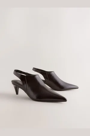 Next Forever Comfort Point Toe Sling Back High Cut Heels