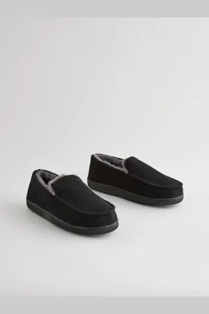 Next Chaussons tablier doublés de fausse fourrure