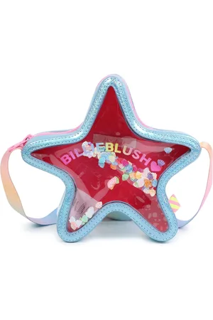 Billieblush Pink Multicolour Star Sequin Logo Cross-Body Bagun