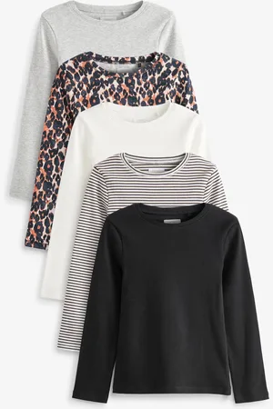 Next Lot de 5 Tops à manches longues côtelés (3-16ans)3 ans (98cm)