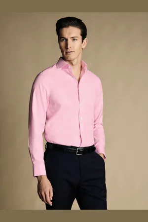 Charles Tyrwhitt Chemise en sergé non repassé Coupe ajustée 100% coton14.5/33