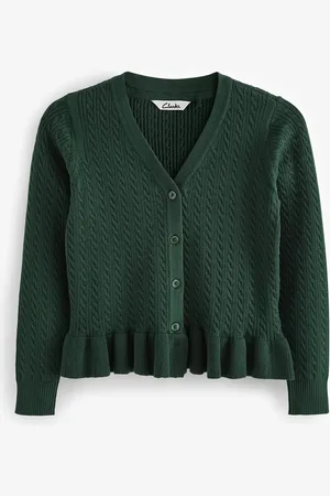 Clarks School Cardigan en maille torsadée7 ans (122cm)