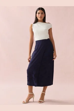 Next Jupe Sarong mi-longue en jacquard Satin