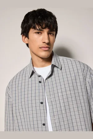 Next Edit Micro Check Short Sleeve ShirtTrès grand