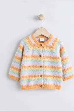 Next Knitted Stripe Baby Cardigan (0mths-2yrs)7480cm