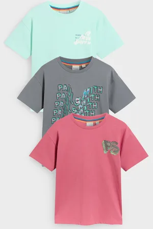 Paul Smith Boys 100% Cotton Signature Relaxed T-Shirts Set 3 Pack152158cm