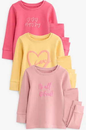 Next 3 Pack 100% Cotton Printed Snuggle Pyjamas (9mths-12yrs)6 - 7 ans (116 - 122cm)