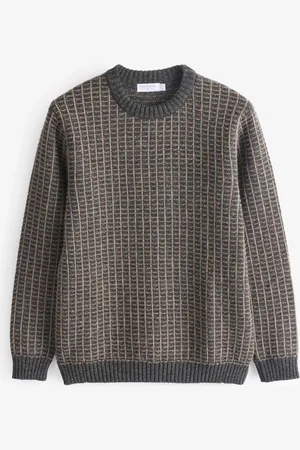 CELTIC & CO. . Hommes texturé contrasté avec surpiqûres PullM