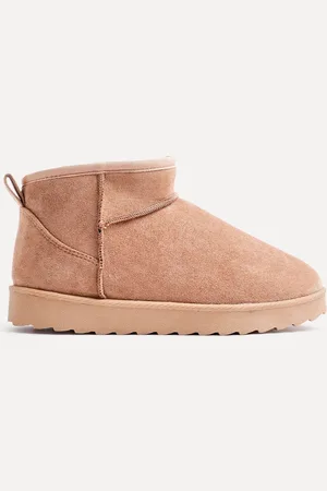Linzi Bottines doublées en fausse fourrure Mini Addy en faux daim
