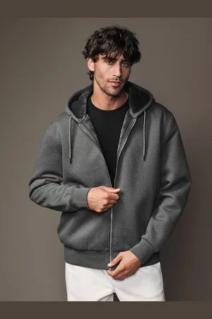 Next Premium Textured Faux Fur Lined Zip Up FleeceXL