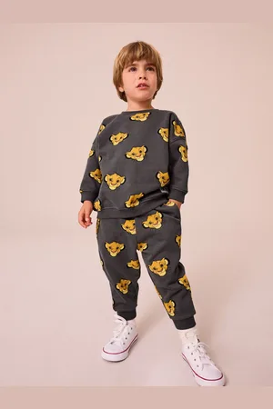 Next Lion King 100% Cotton Sweatshirt and Joggers Set (3mths-7yrs)9 - Mois 12 (74 - 80cm)