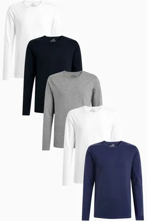Next T-shirt à manches longues 100% coton 5 PackXL