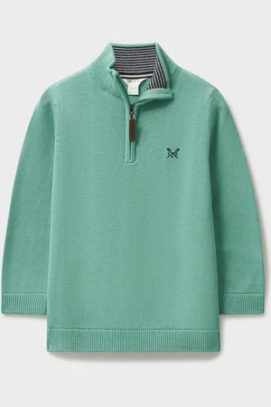 J.Crew 100% Cotton Half Zip Knit Sweatshirt128134cm
