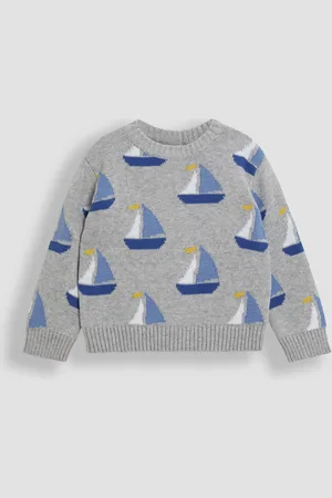 JoJo Maman Bébé Sailboat 100% Cotton Jumper116122cm