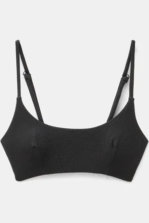Hush Puppies Square Neck Texture Bikini Top40