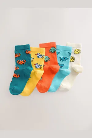 Next Print Rich Socks 5 Pack3-5.5 Jnr