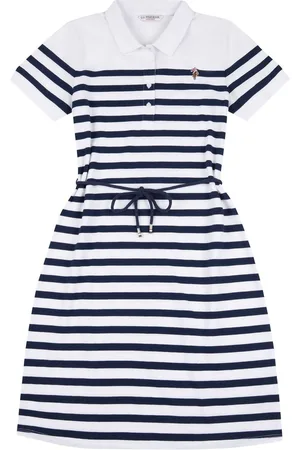 U.S. Polo Assn. U. S. Polo Assn. Peignoir Polo Relaxed Rayure WomensL