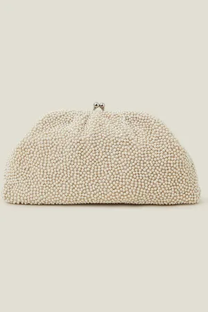 Accessorize Pochette nuage ornée de perlesUn an