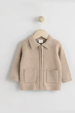 Next Baby Zip Front Knitted Shaket Cardigan (0mths-2yrs)Jusqu