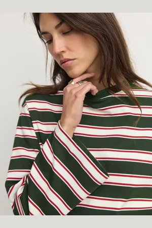 Next 100% Cotton Long Sleeve Stripe T-Shirt32 Petite