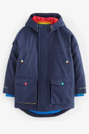 Little Bird Rainbow Trim Résistant à la douche Parka Veste7 - 8 ans (122 - 128cm)