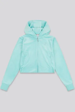 Juicy Couture Girls Arch Zip-Thru Diamante Hoodie128134cm