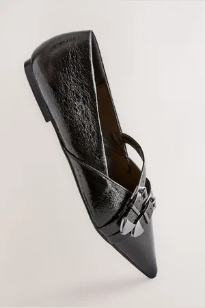 Next Forever Comfort Point Toe Western Double Buckle Ballet Chaussures