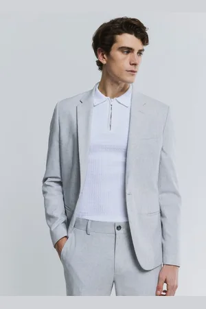 River Island Veste de costume skinny texturée42s