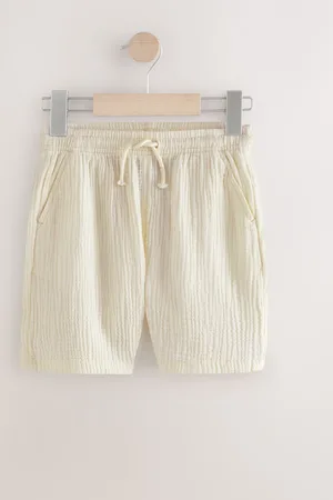 Next 100% Cotton Soft Textured Woven Shorts (3-16yrs)122128cm
