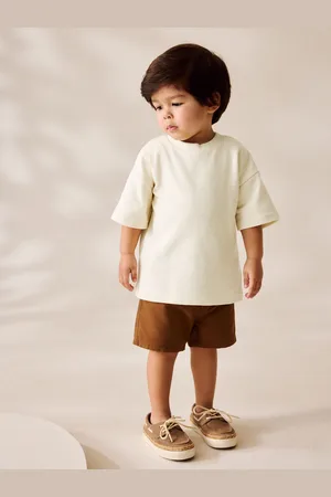 Next Short Sleeve Textured 100% Cottton T-Shirt (3mths-7yrs)110116cm