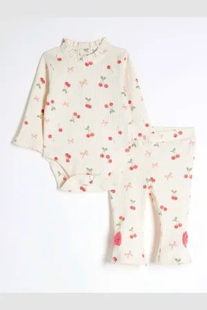 River Island Baby Girls 100% Cotton Kickflare Set8086cm
