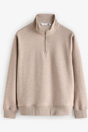 Next Jersey Cotton Rich Quarter Zip Sweat-shirtXL