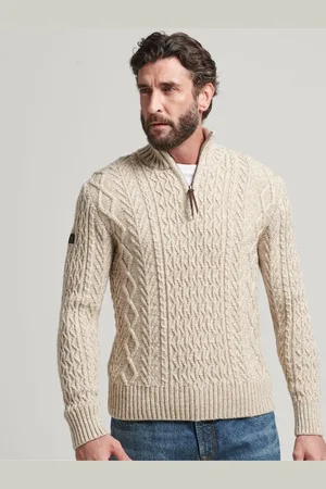 Superdry Pull Jacob avec col boutonnéXXL