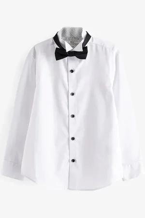 Next Chemise élégante à manches longues avec naud papillon (3-16ans)9 ans (134cm)