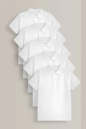 Next École de coton Manches courtes 100% Coton Polo Shirts (3-16ans)9 ans (134cm)