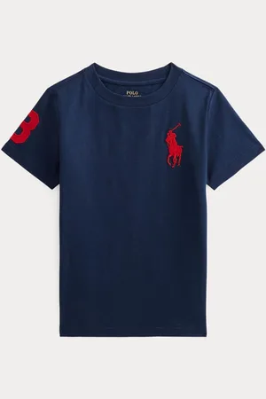 Ralph Lauren Boys Big Pony 100% Cotton Jersey T-ShirtMois 24 (92cm)