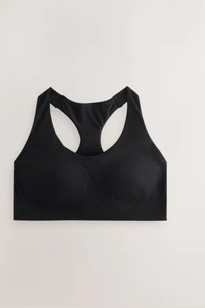 Next Active Sports Low Impact Ribbed Crop Bra