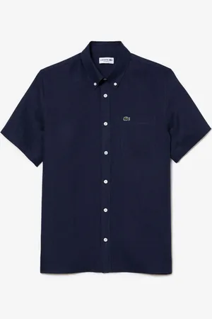 Lacoste Coupe classique Manches courtes Lin ChemisesMédium
