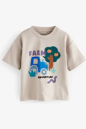 Next 100% Coton Manches courtes T-shirt appliqué (3mths-7yrs)6 - Mois 9 (68 - 74cm)