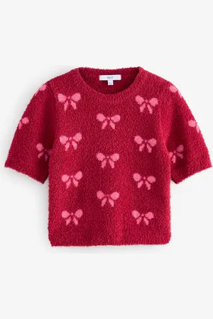 Next Manches courtes Col rond Naud Knitted Pull2XL Reg