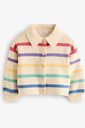 Next 100% Cotton Collar Cardigan (3mths-7yrs)9 - Mois 12 (74 - 80cm)