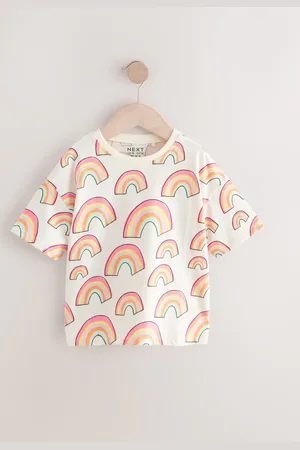 Next Girls Short Sleeve 100% Cotton T-Shirt (3mths-7yrs)6 - 7 ans (116 - 122cm)