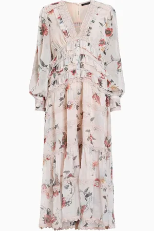 AllSaints Allsaints Zora Mi-long 100% Coton Peignoir38