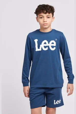 Lee Garçons 100% Cotton Wobbly Graphic Manches longues T-shirt8 - 9 ans (128 - 134cm)