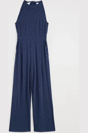 Seasalt Cornwall Belyars Jersey Tie Neck Jumpsuit50