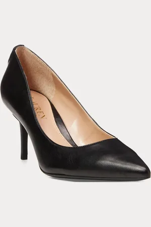 Ralph Lauren Lanette Leather Court Heels