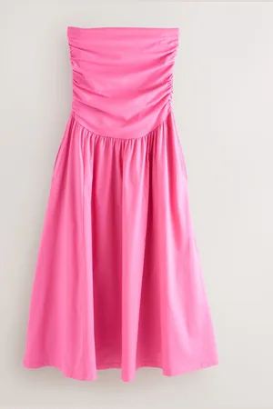 Next Peignoir Bandeau mi-long tissé en jersey mélangé40